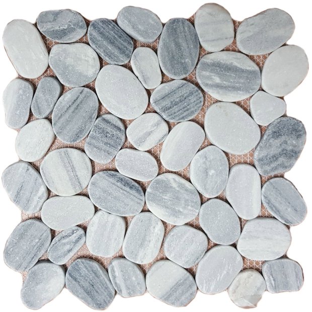 YAS017 White marble flat mosaic .jpg